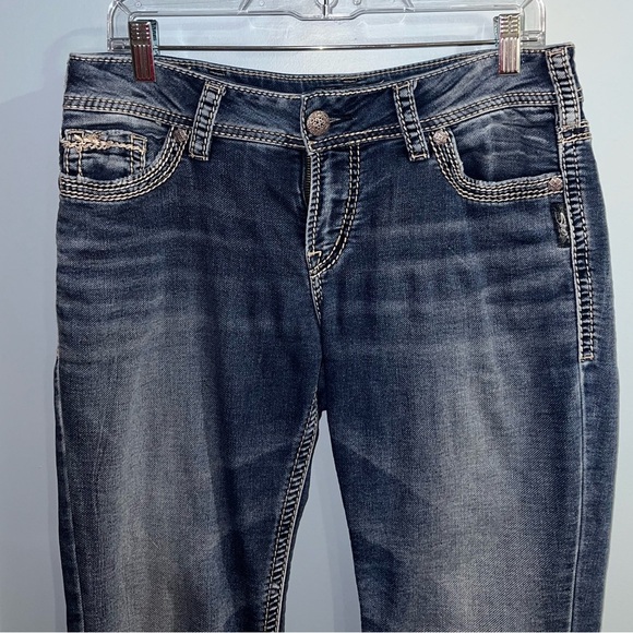 Silver jeans- mid pencil skinny jeans - Picture 2 of 6